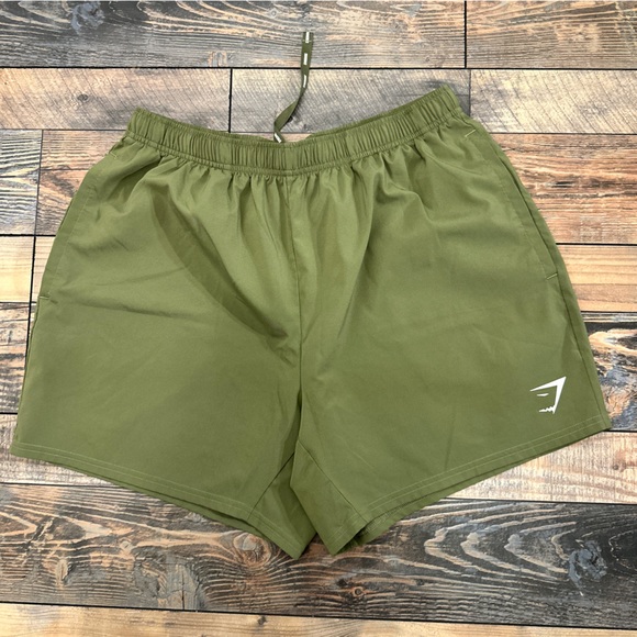 Gymshark Other - Gymshark Dark Green Mens Arrival Shorts Size XL Like New